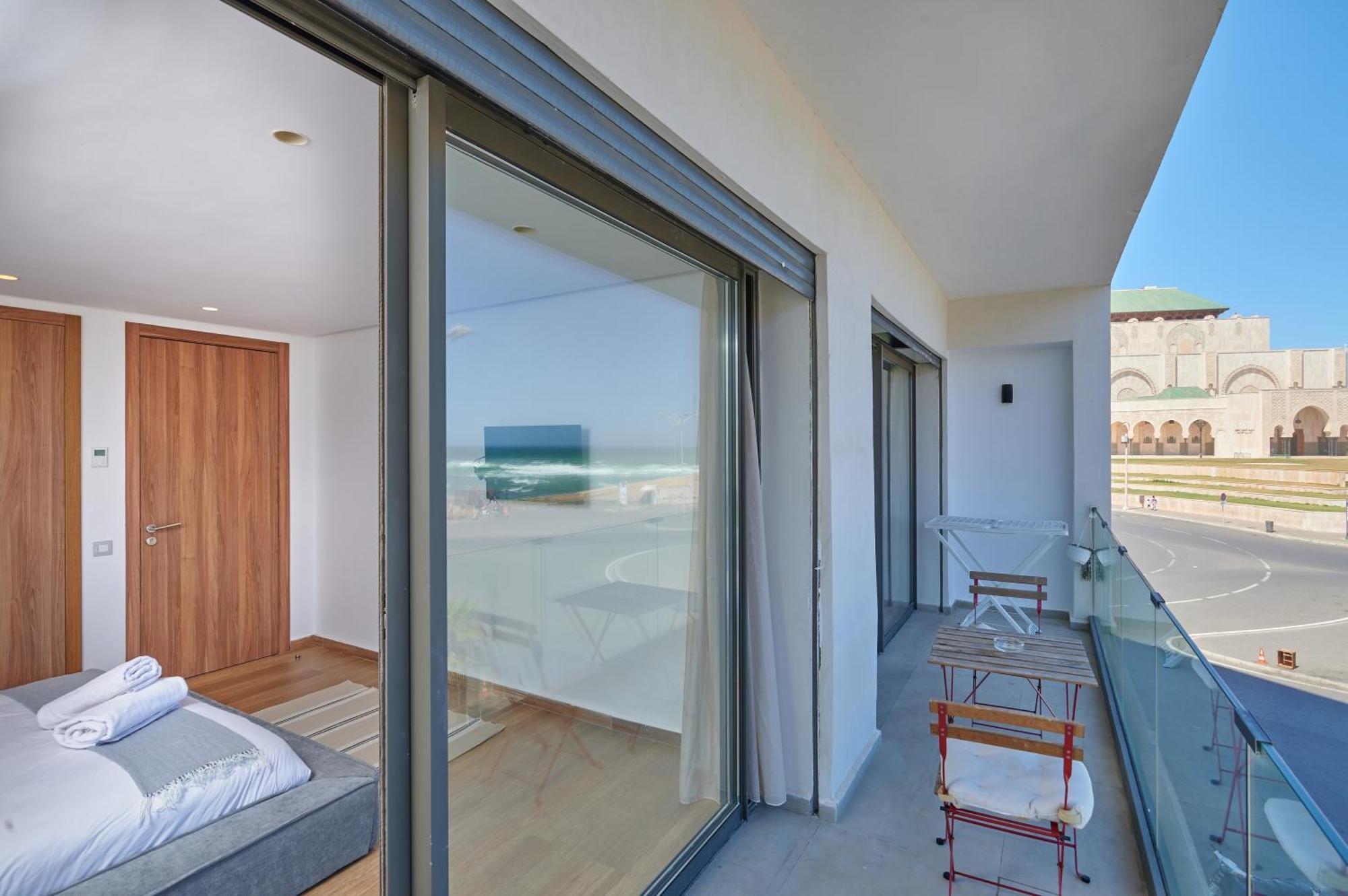 Apartment Sea View B2 - Mosquee Hassan II - By Thecasaedition Касабланка Екстер'єр фото